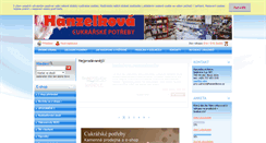 Desktop Screenshot of hanzelkova.cz